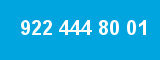 922 444 80 01 922 444 80 01